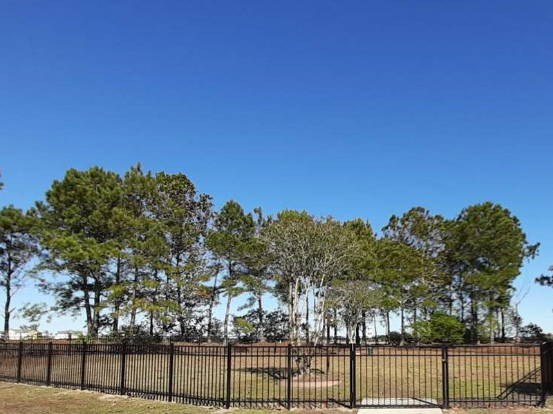 Two fenced-in dog parks with ample space for your furry friends to run freely.
